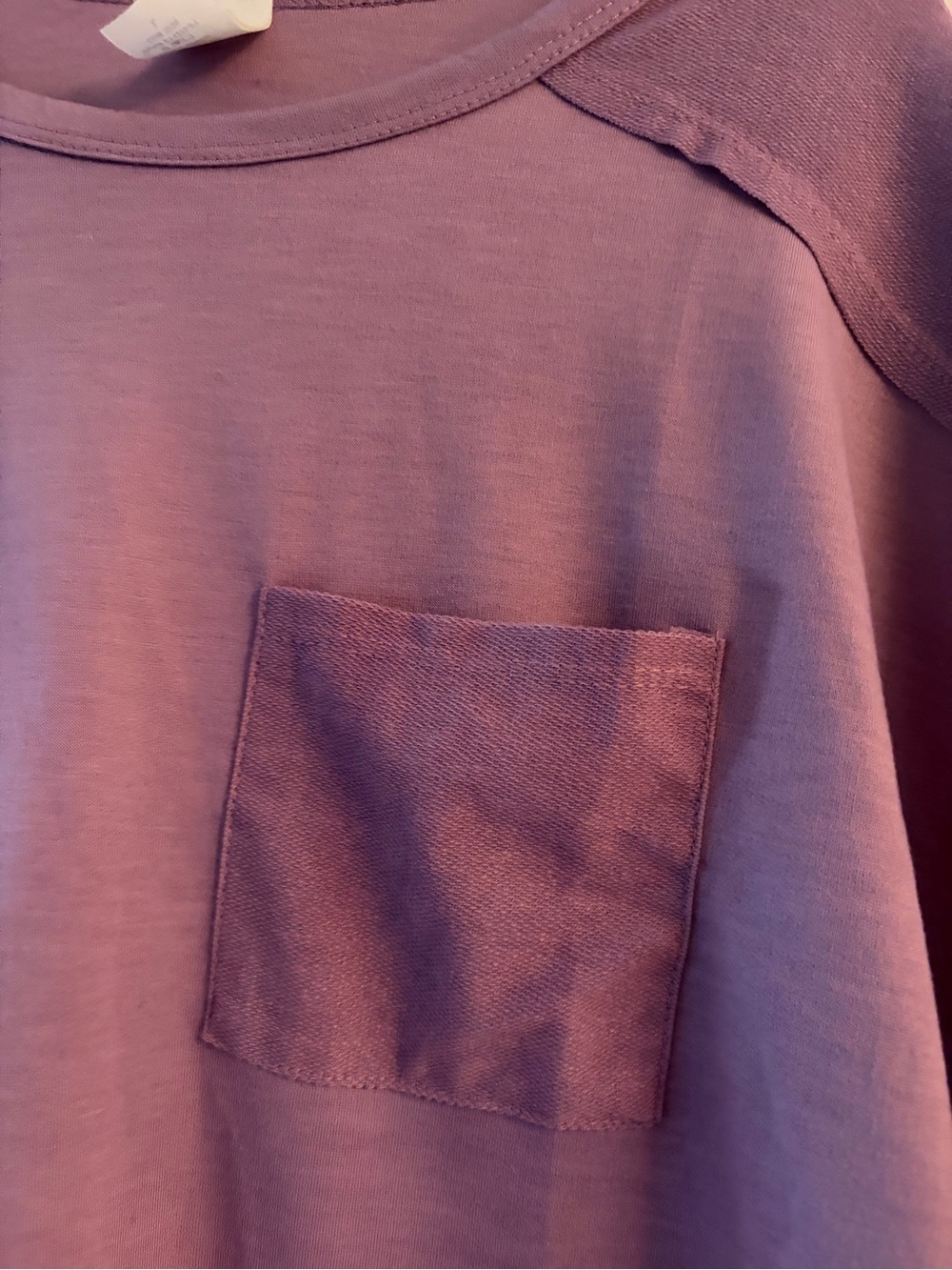 Sew In Love Lavender Pocket Tee - Picture 3 of 3
